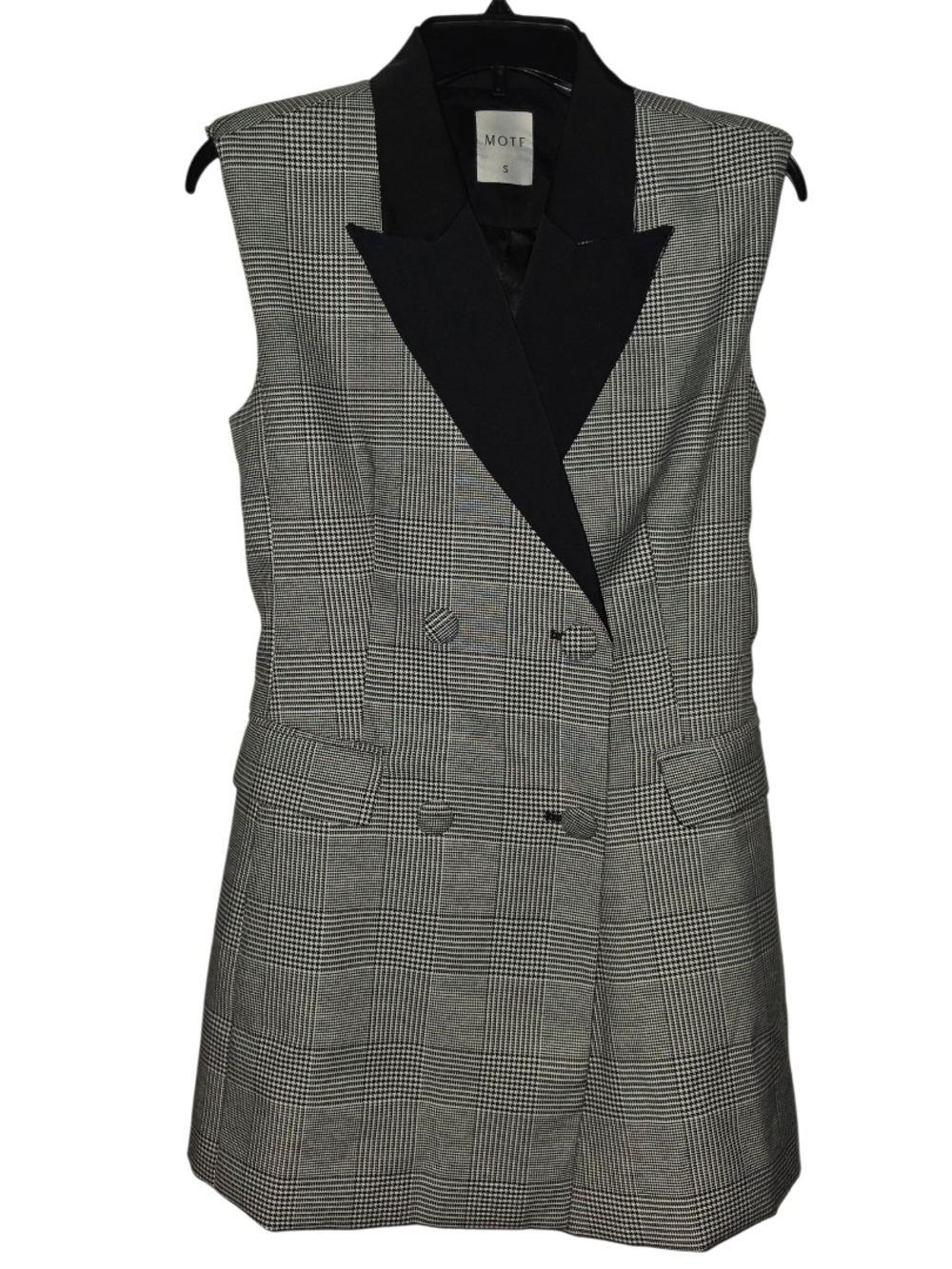 Motf Sleeveless Mini Blazer Dress Size Small